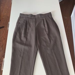 Olive Green Dress Pants from Aritzia